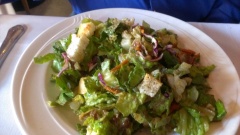 Cafe Fiore salad with shallot vinaigrette